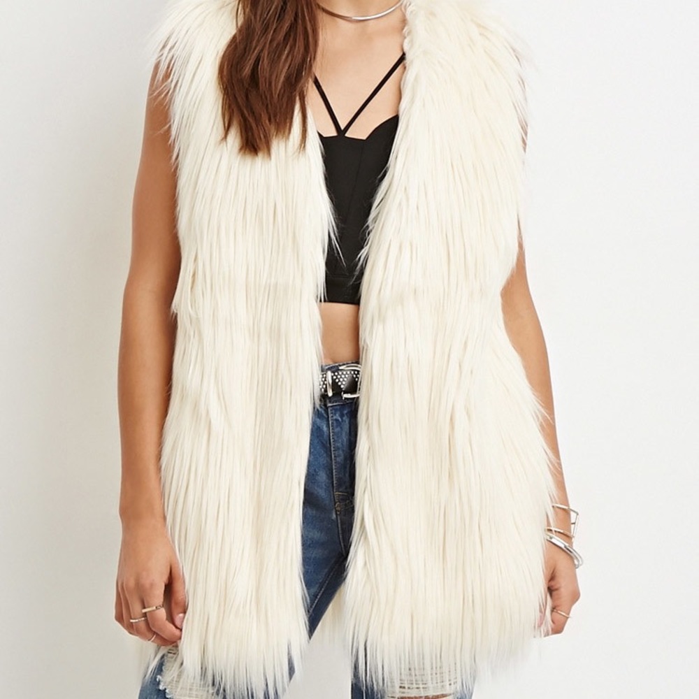 Forever 21 Faux Vest
